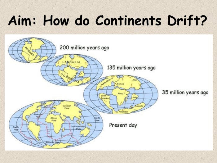 Section 9.1 continental drift answer key