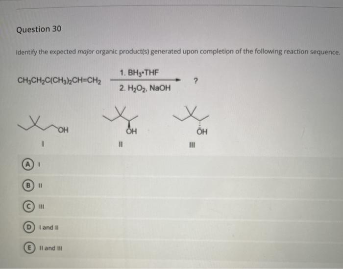 Identify the expected major organic product for the following reaction