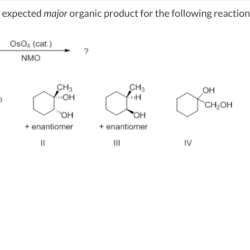 Identify the expected major organic product for the following reaction