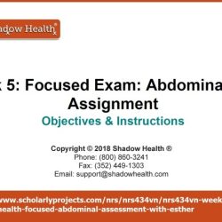 Shadow health focused exam abdominal pain